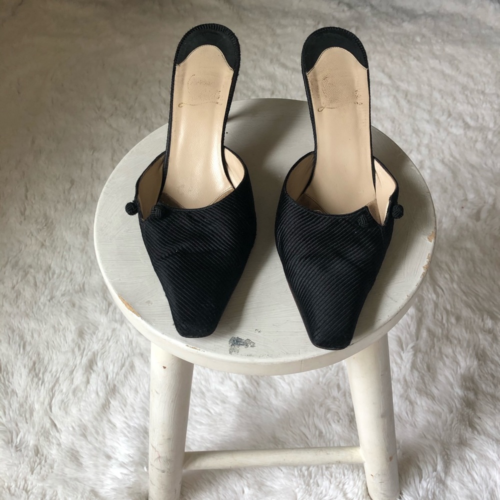 Christian Louboutins mule kitten heels 39.5 - Picture 5 of 9